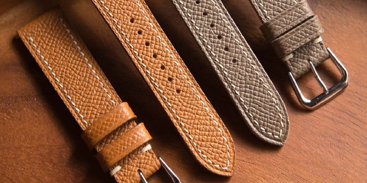 Epsom leather watch straps collection