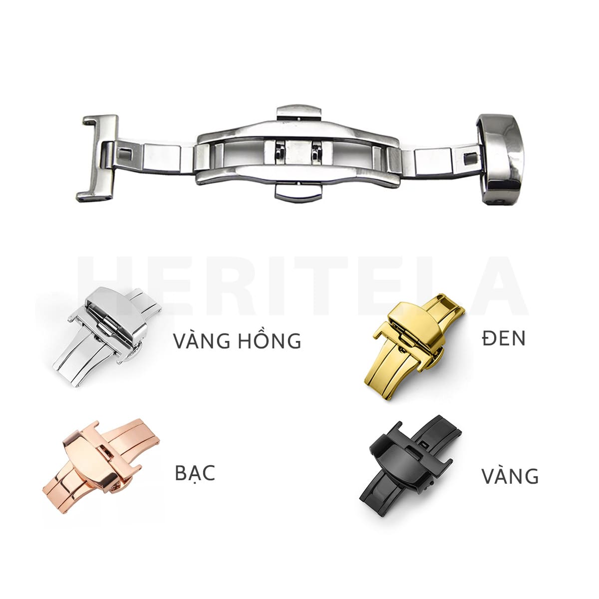 Khoá dây đồng hồ khoá bướm chống gẫy