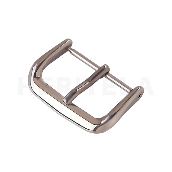 Silver Classic buckle for leather watch straps