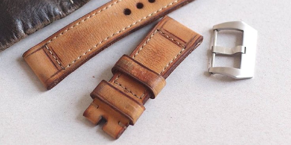 Leather watch straps