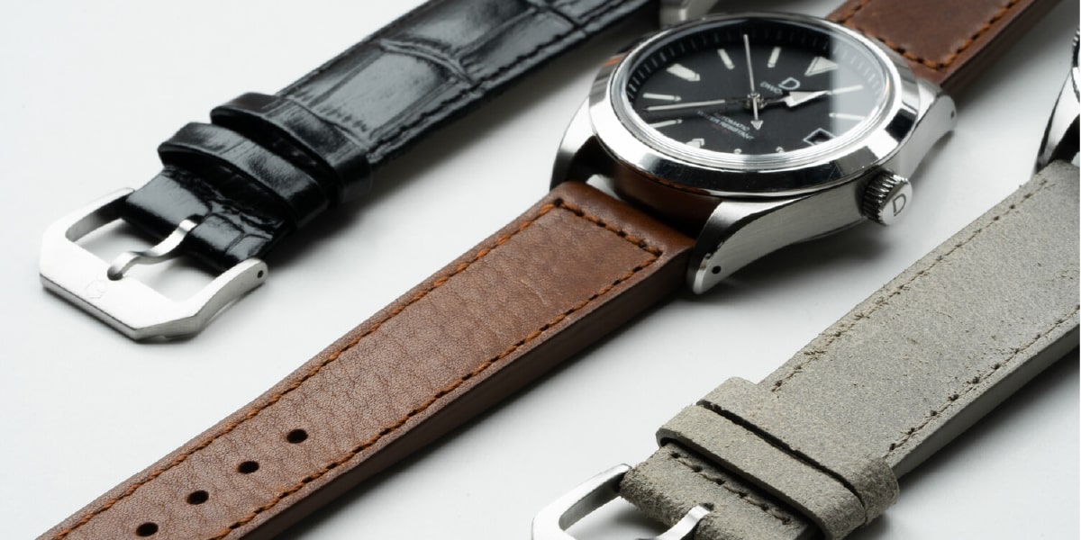 Leather watch straps lineup