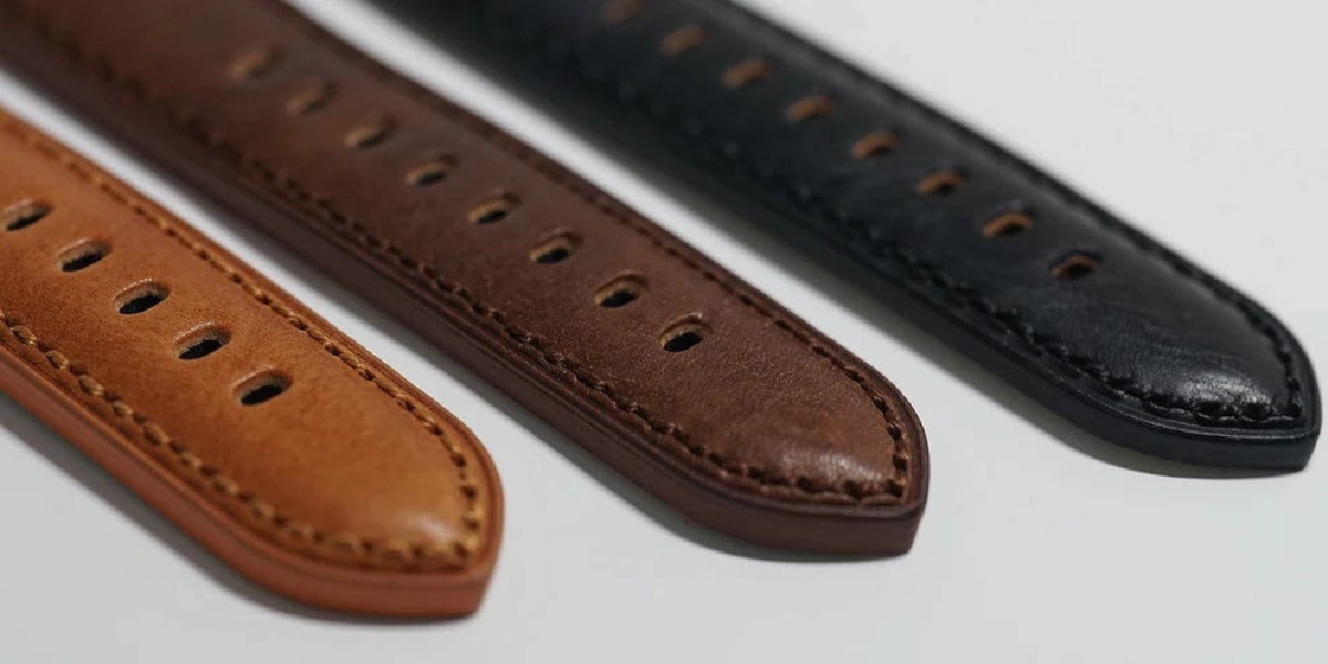 Leather watch straps lineup