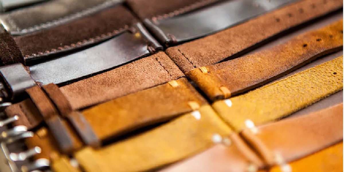 Leather watch straps lineup