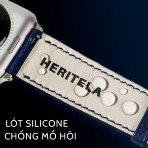 Lót dây đồng hồ silicone chống nước từ Heritela