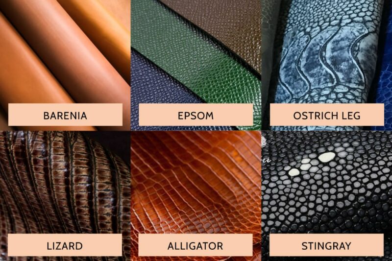 Leather types