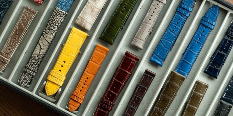 Watch straps with many colors